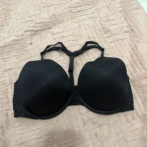 PINK Victoria's Secret Black Racerback Bra